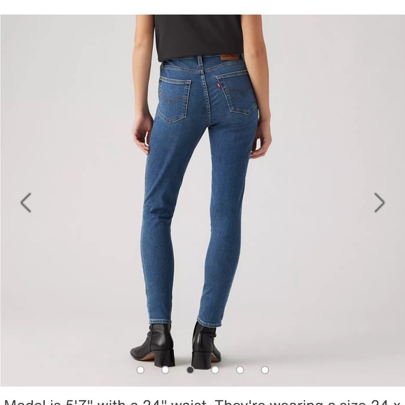 Levi's 721 High Rise Skinny Jeans - Picture 2 of 6